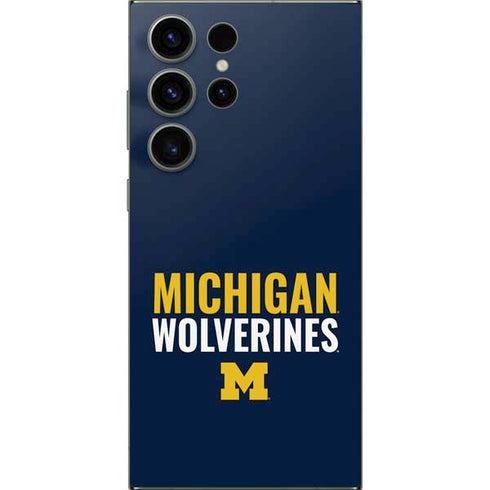 University of Michigan Wolverines M Galaxy S25 Ultra Skin